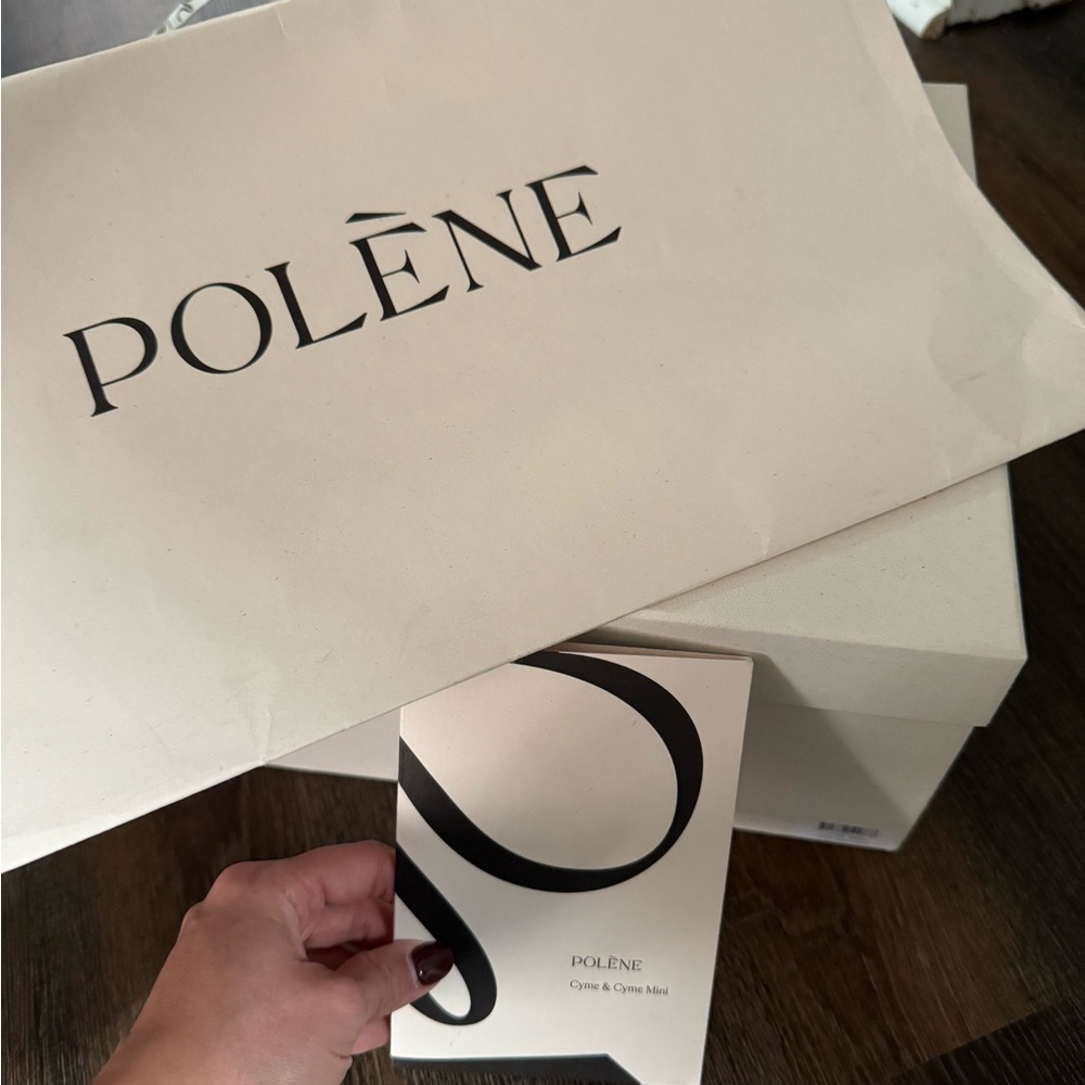 Polene Sophisticated Gray Tote Bag - Picture 5 of 5